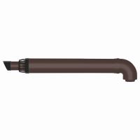 Комплект дымохода коаксиальный D60/100 1,0м антилёд универсальный_Braun Silk