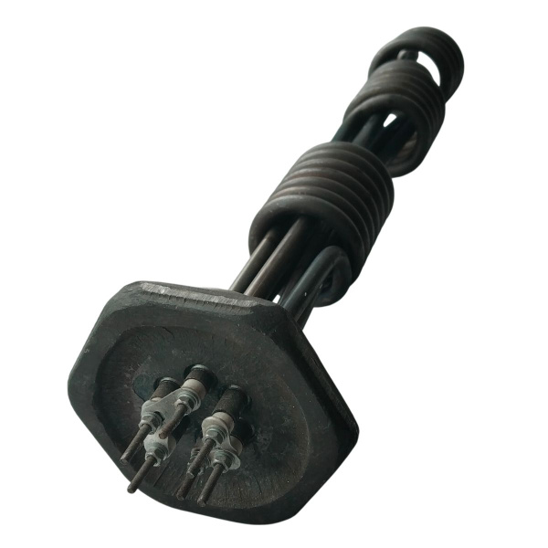 ТЭНБ 12 B8 (Lтэн 130-3шт. витой) фл. G2 1/2"/Блок электронагревателей тип ZOTA