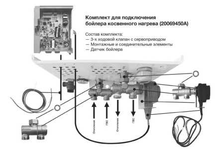 Комплект трехходовой клапан(20069450A)
